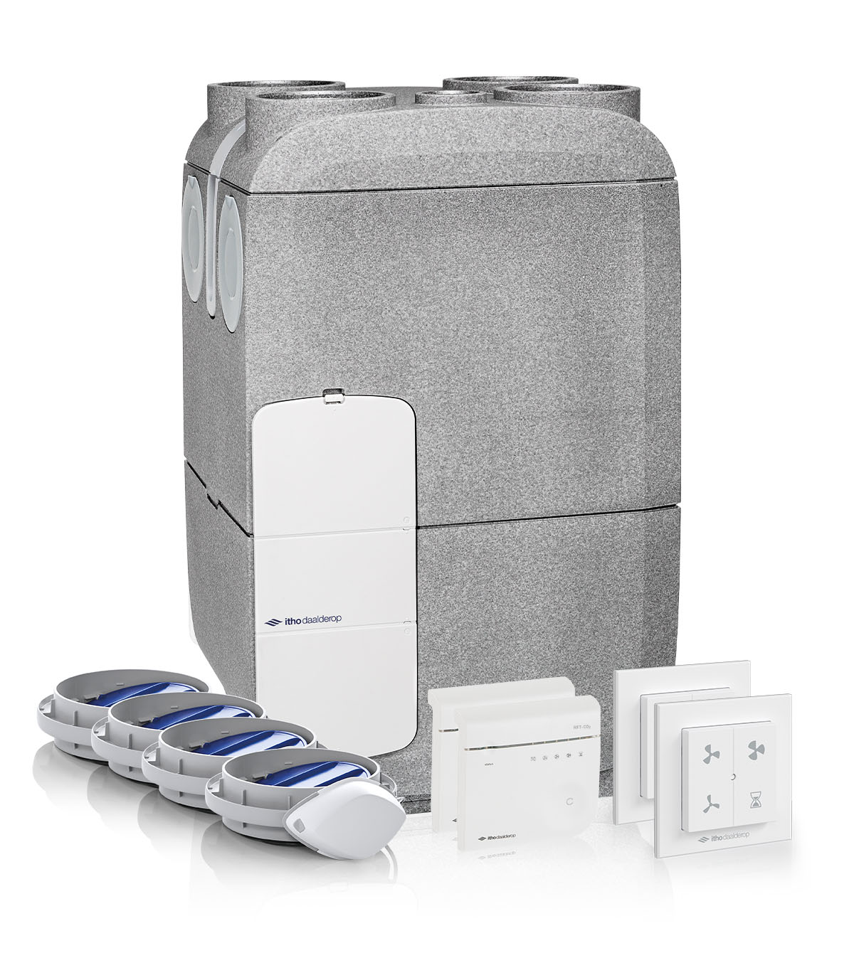 Itho Daalderop - Ventilatie zonering QuattroZone set HRU 400